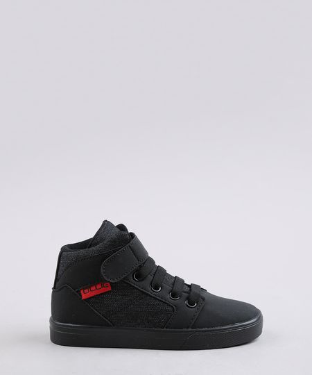 tenis ollie cano alto preto