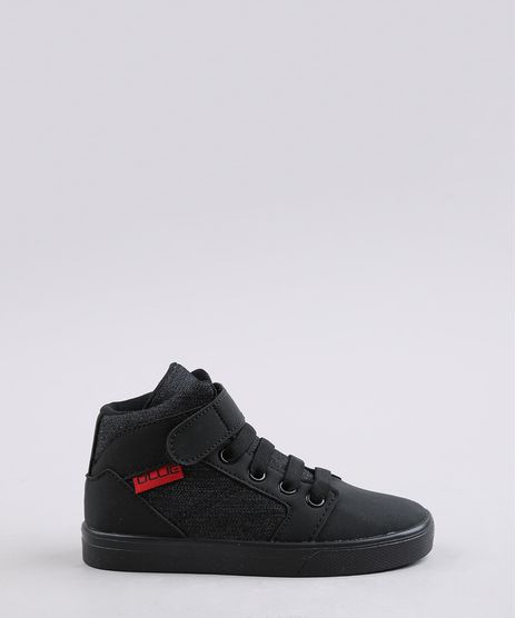 Tenis-Jeans-Infantil-Ollie-Cano-Alto-com-Velcro-Preto-9659836-Preto_1