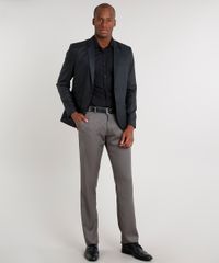 Calca-Social-Masculina-Reta-Alfaiatada-com-Bolsos-Chumbo-9648315-Chumbo_3