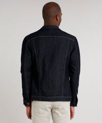 Jaqueta-Jeans-Masculina-com-Bolsos-Azul-Escuro-9610136-Azul_Escuro_2