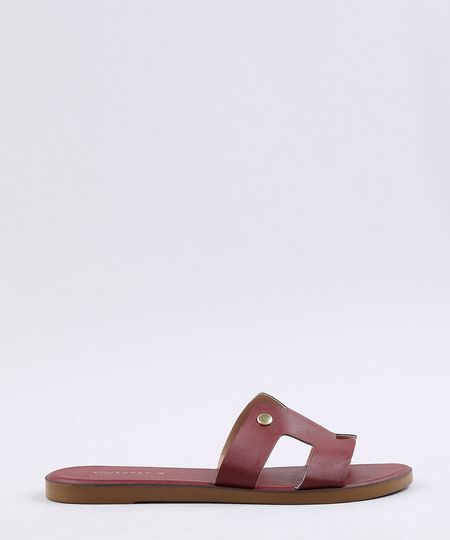 Rasteira-Slide-Feminina-Oneself-com-Recorte--Vinho-9659961-Vinho_1