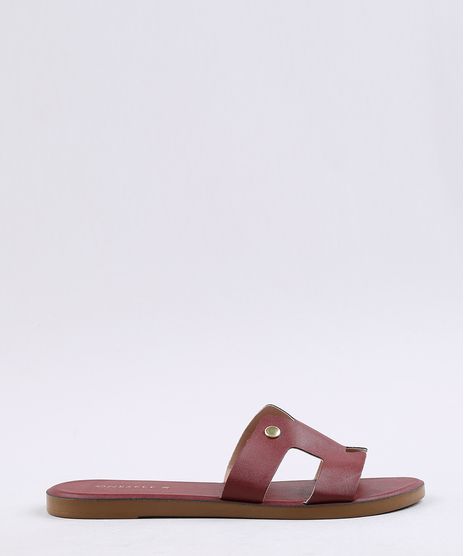 Rasteira-Slide-Feminina-Oneself-com-Recorte--Vinho-9659961-Vinho_1