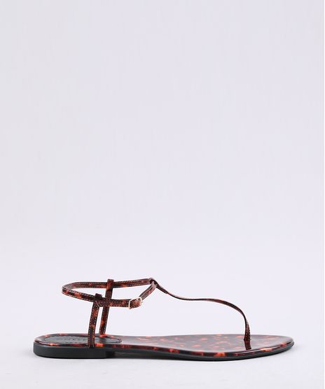 Rasteira-Feminina-Oneself-Tartaruga-em-Verniz--Caramelo-9655688-Caramelo_1