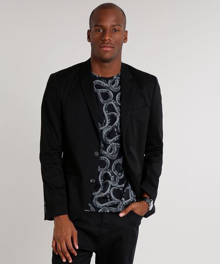 Blazer-Masculino-com-Dois-Botoes-Gola-Tailleur-Preto-9437284-Preto_1