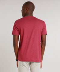 Camiseta-Masculina--Heavy-Weight--Manga-Curta-Gola-Careca-Vinho-9529638-Vinho_2