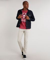 Camiseta-Masculina--Heavy-Weight--Manga-Curta-Gola-Careca-Vinho-9529638-Vinho_3