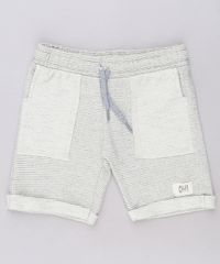 Bermuda-Infantil-Listrada-em-Moletom-com-Bolsos-Bege-Claro-9638548-Bege_Claro_1