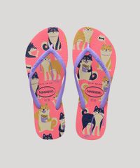 Chinelo-Feminino-Havaianas-Slim-Estampado-de-Cachorros-Rosa-9666953-Rosa_1