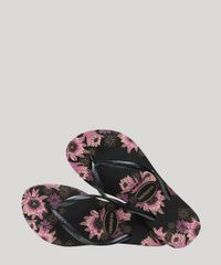 Chinelo-Feminino-Havaianas-Slim-Estampado-Floral-Preto-9666965-Preto_4