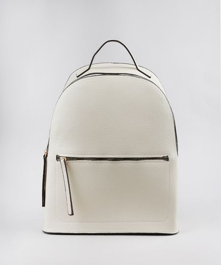 Mochila-Feminina-Grande-Texturizada-com-Bolsos-Bege-9505300-Bege_1 Mochila-Feminina-Grande-Texturizada-com-Bolsos-Bege-9505300-Bege_1