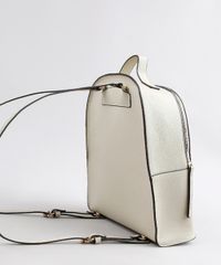 Mochila-Feminina-Grande-Texturizada-com-Bolsos-Bege-9505300-Bege_3
