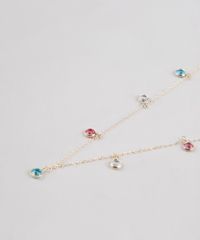 Colar-Feminino-Folheado-com-Pedras-Zirconias-Coloridas-Dourado-9544868-Dourado_3