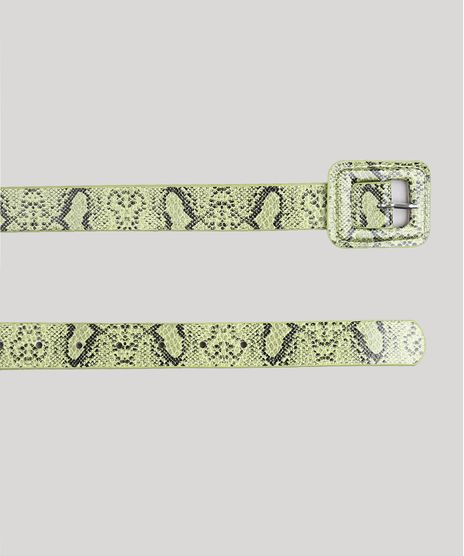 Cinto-Feminino-Estampado-Animal-Print-com-Fivela-Encapada-Verde-9617243-Verde_1