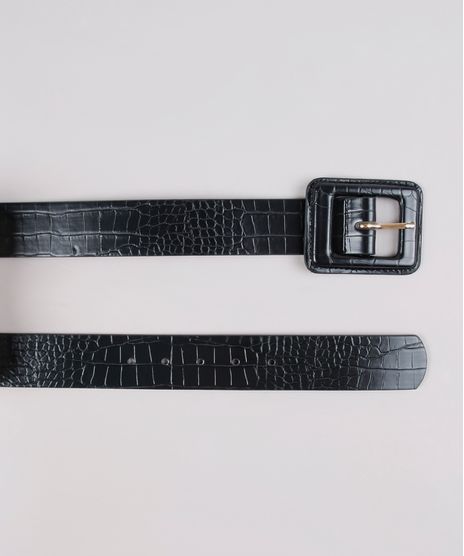 Cinto-Feminino-Croco-com-Fivela-Encapada-Preto-9557896-Preto_1