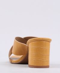 Tamanco-Feminino-Oneself-Croco-Salto-Quadrado-Mostarda-9650988-Mostarda_3
