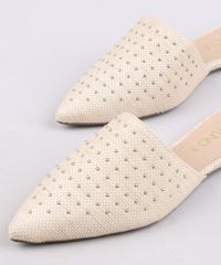 Mule-Feminino-Via-Uno-Bico-Fino-em-Palha-com-Tachas-Bege-Claro-9647674-Bege_Claro_2