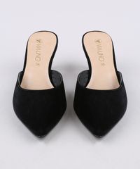 Mule-Feminino-Via-Uno-Bico-Fino-Salto-Baixo-em-Veludo-Preto-9661670-Preto_4
