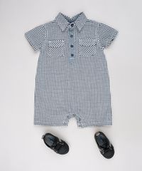 Macaquinho-Infantil-Estampado-Xadrez-Com-Bolsos-Manga-Curta-Azul-Marinho-9612853-Azul_Marinho_3