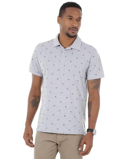 Polo-em-Piquet-Estampada-Cinza-Mescla-8514515-Cinza_Mescla_1