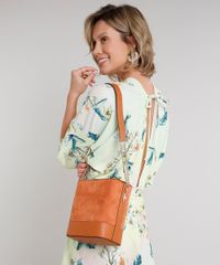 Bolsa-Feminina-Pequena-em-Suede-com-Correntes--Caramelo-9483378-Caramelo_2