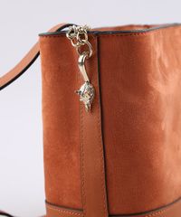 Bolsa-Feminina-Pequena-em-Suede-com-Correntes--Caramelo-9483378-Caramelo_6