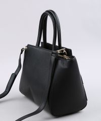 Bolsa-Feminina-com-Estampa-Geometrica-Alca-Transversal-Removivel--Preta-9504628-Preto_4