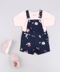 Jardineira-de-Sarja-Infantil-Estampada-Floral-com-Cereja-Azul-Marinho-9623058-Azul_Marinho_3