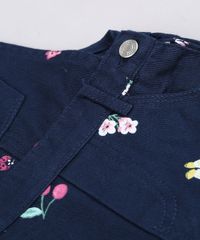 Jardineira-de-Sarja-Infantil-Estampada-Floral-com-Cereja-Azul-Marinho-9623058-Azul_Marinho_5