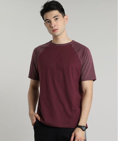 Camiseta-Masculina-Raglan-Basica-Manga-Curta-Decote-Careca-Vinho-8808223-Vinho_1
