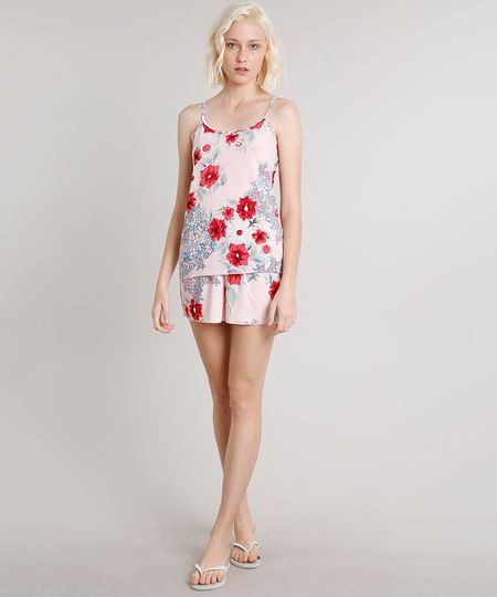 Short-Doll-Feminino-Estampado-Floral-Rosa-Claro-9550535-Rosa_Claro_1