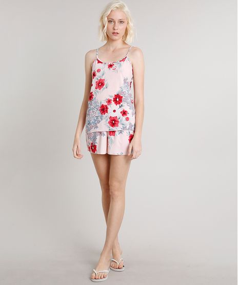 Short-Doll-Feminino-Estampado-Floral-Rosa-Claro-9550535-Rosa_Claro_1