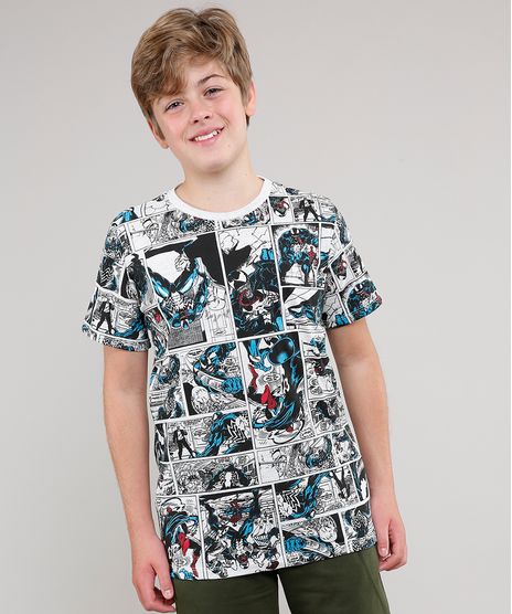 Camiseta-Infantil-Os-Vingadores-Estampada-Quadrinhos-Manga-Curta-Gola-Careca-Cinza-Mescla-Claro-9568736-Cinza_Mescla_Claro_1