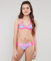 Biquini-Infantil-Estampado-Etnico-com-Protecao-UV50---Rosa-9522664-Rosa_3