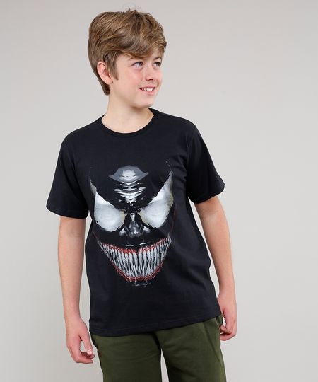 Camiseta-Infantil-Venom-Manga-Curta-Preta-9646755-Preto_1 Camiseta-Infantil-Venom-Manga-Curta-Preta-9646755-Preto_1