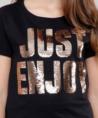 Blusa-Infantil--Just-Enjoy--com-Paete-Manga-Curta-Decote-Redondo-Preta-9552407-Preto_4