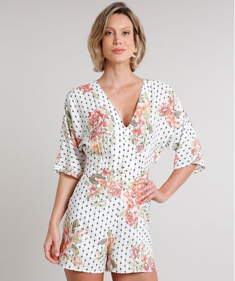 Macaquinho-Feminino-Estampado-Floral-Manga-Curta-Branco-9652318-Branco_1