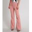 Calca-Feminina-Flare-com-Bolsos-Rose-9556633-Rose_1