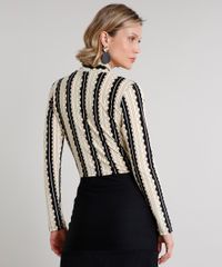 Body-Feminino-Transpassado-Estampado-de-Corrente-Manga-Longa-Decote-V-Bege-9609268-Bege_2