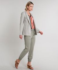 Blazer-Feminino-Longo-em-Linho-com-Bolsos-Kaki-9566425-Kaki_3