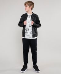 Jaqueta-Biker-Infantil-com-Recorte-e-Bolsos-Preto-9360973-Preto_3