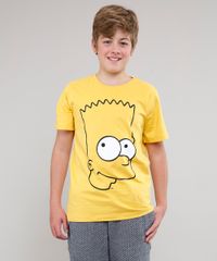 Camiseta-Infantil-Os-Simpsons-Manga-Curta-Amarela-9525781-Amarelo_1