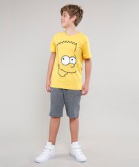 Camiseta-Infantil-Os-Simpsons-Manga-Curta-Amarela-9525781-Amarelo_3