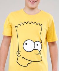 Camiseta-Infantil-Os-Simpsons-Manga-Curta-Amarela-9525781-Amarelo_4