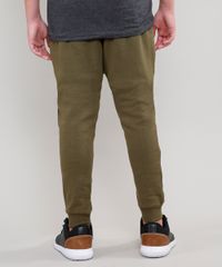 Calca-Infantil-Masculina-em-Moletom-com-Recortes-e-Bolsos-Verde-Militar-9382122-Verde_Militar_2