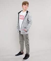 Calca-de-Sarja-Infantil-Jogger-com-Faixa-Lateral-Estampada-Camuflada-Verde-Militar-9549648-Verde_Militar_3