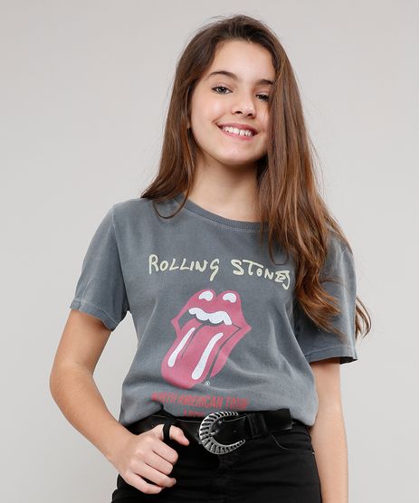 Blusa-Infantil-The-Rolling-Stones-Manga-Curta-Chumbo-9616340-Chumbo_1