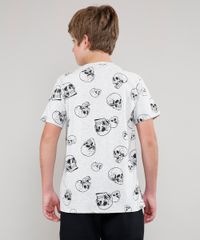 Camiseta-Infantil-Estampada-de-Caveira-Manga-Curta-Cinza-Mescla-Claro-9621729-Cinza_Mescla_Claro_2
