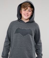 Blusao-Infantil-Batman-em-Moletom-com-Capuz-e-Bolso-Cinza-Mescla-Escuro-9385219-Cinza_Mescla_Escuro_4