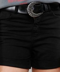 Short-de-Sarja-Infantil-com-Barra-Dobrada-e-Cinto-Preto-9554914-Preto_4