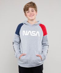 Blusao-Infantil-Lunar-em-Moletom-com-Capuz-e-Bolso-Cinza-Mescla-9385020-Cinza_Mescla_1